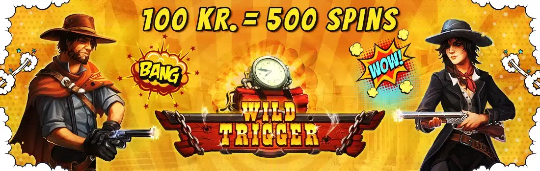 500 free spins Wild Trigger