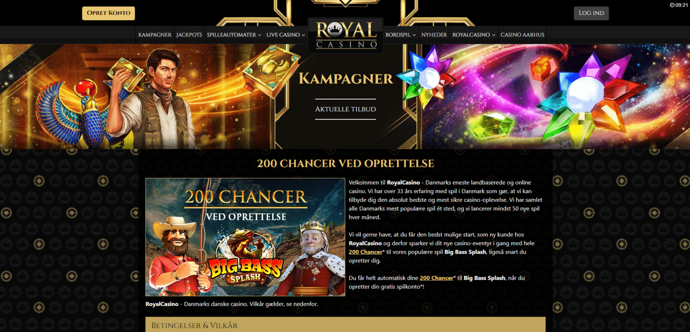 Royal Casino free spins velkomstbonus