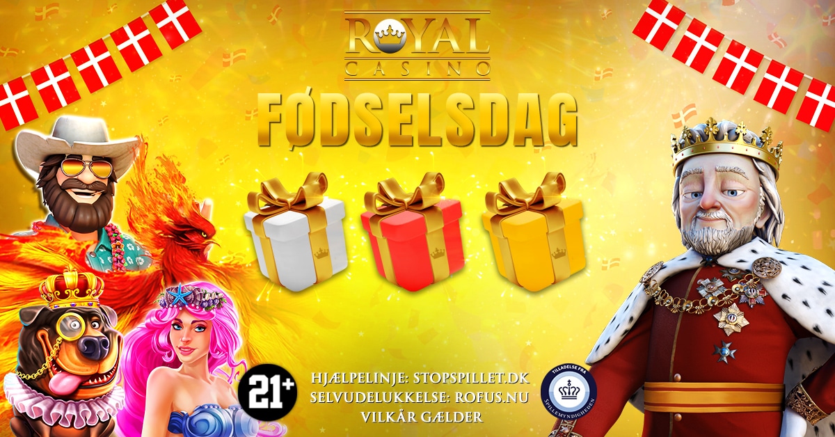 Royal Casino – Få free spins i hele maj-måned og vind op til 10.000 kr. kontant