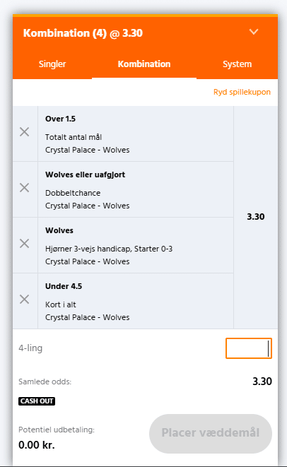 Crystal Palace - Wolves