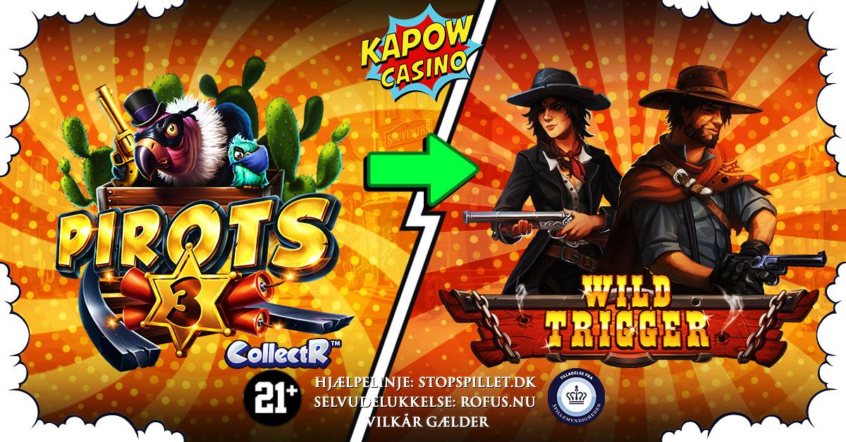 Spil for 20 kr. på Pirots 3 – Få 100 spins til Wild Trigger